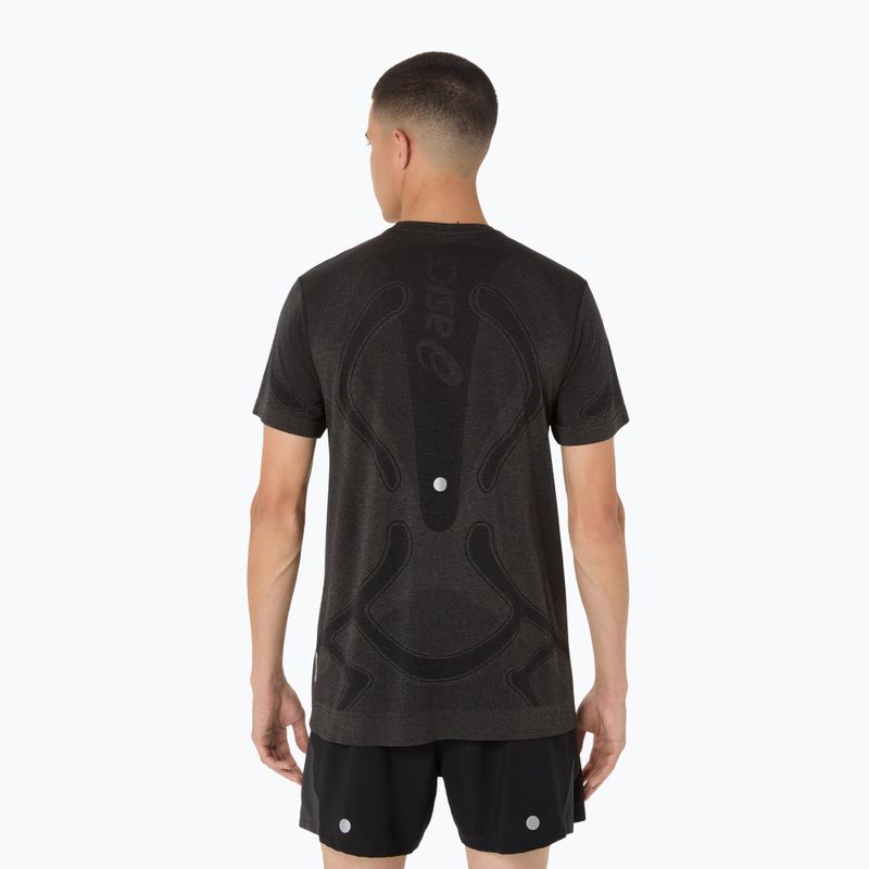 Tricou de alergare pentru bărbați ASICS Road Seamless performance black 3