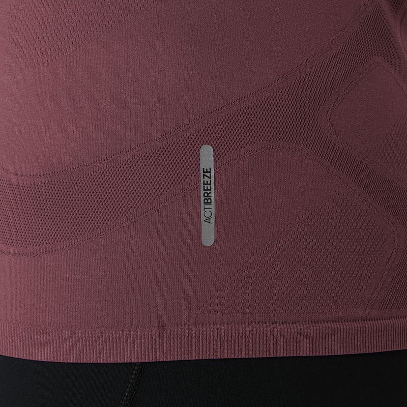 Longsleeve de alergare pentru femei ASICS Road Seamless LS dark currant/port royal 7