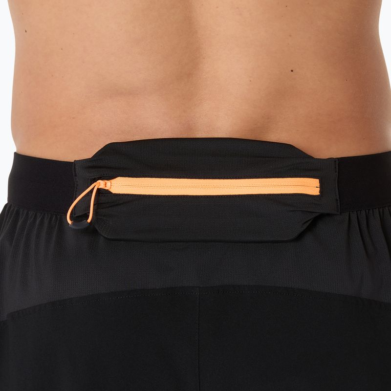 Pantaloni scurți de alergare pentru bărbați ASICS Fujitrail All Over Print 5IN performance black 7
