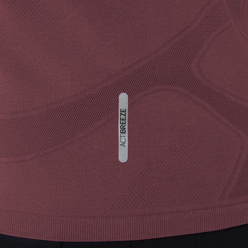 Tricou de alergare pentru femei ASICS Seamless dark currant/port royal 6