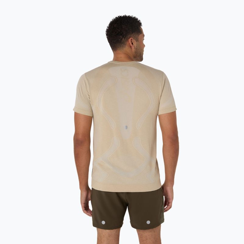 Tricou de alergare pentru bărbați ASICS Road Seamless cream 3