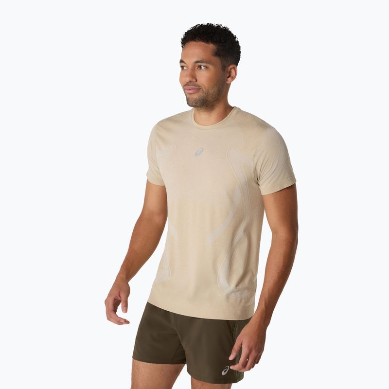 Tricou de alergare pentru bărbați ASICS Road Seamless cream 4