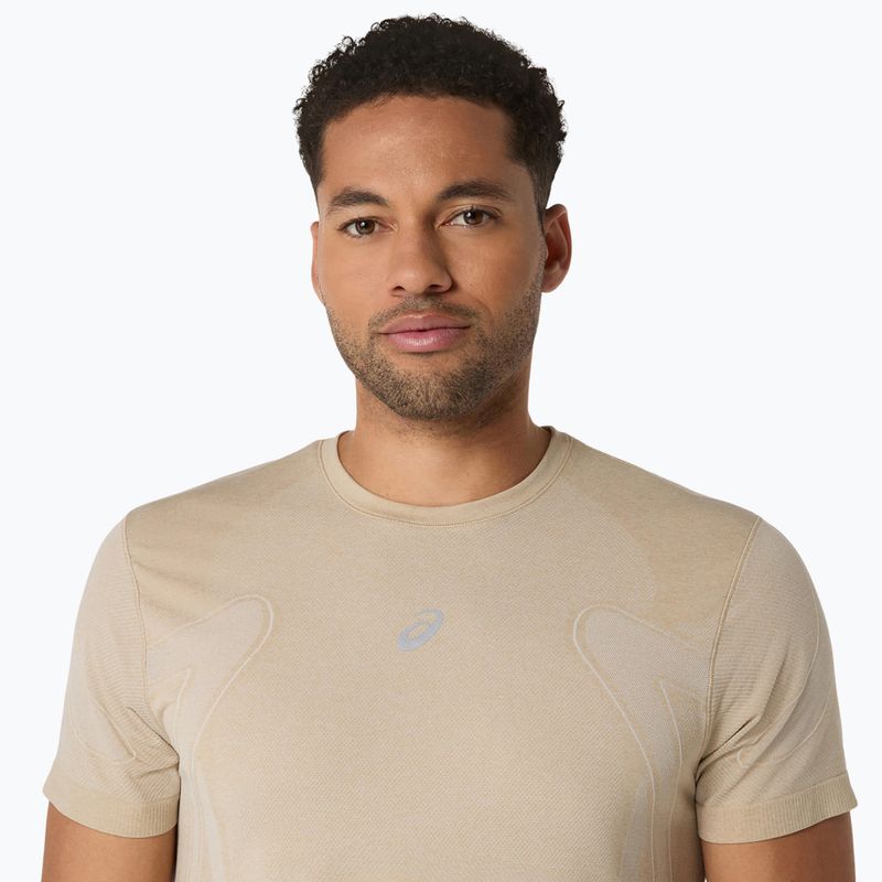 Tricou de alergare pentru bărbați ASICS Road Seamless cream 5