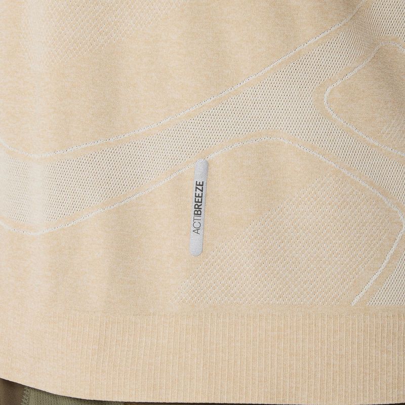Tricou de alergare pentru bărbați ASICS Road Seamless cream 6