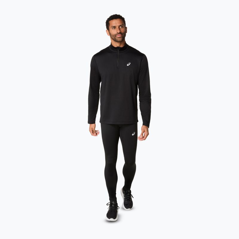 Bluză de alergare pentru bărbați ASICS Core Half Zip Winter performance black 2