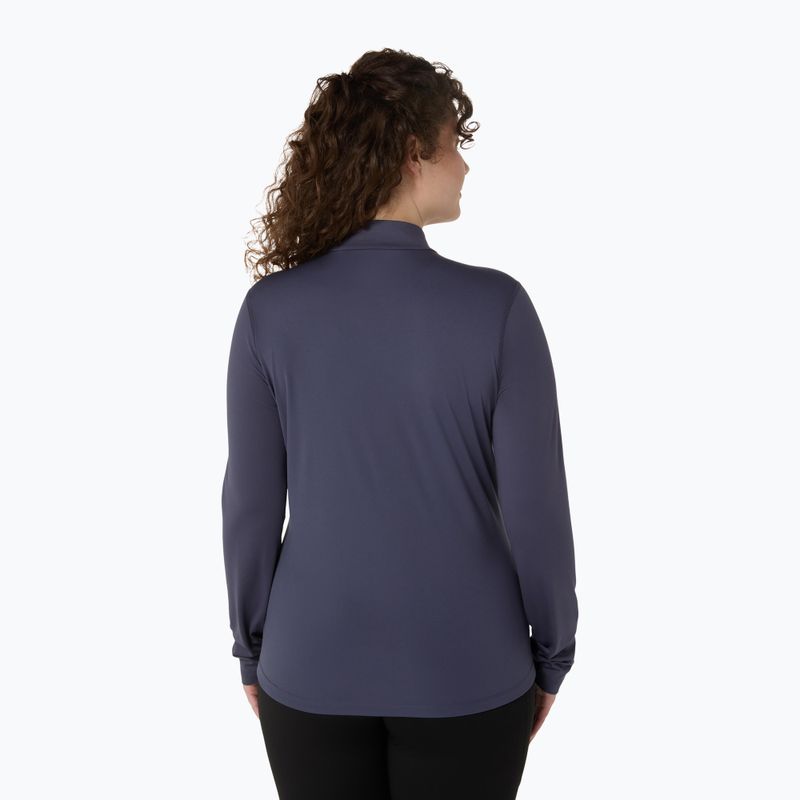 Longsleeve de alergare pentru femei ASICS Core LS Half Zip Winter indigo fog 3