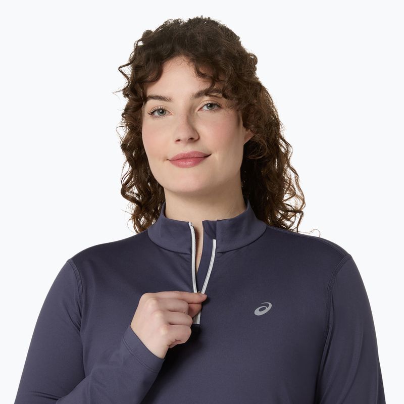 Longsleeve de alergare pentru femei ASICS Core LS Half Zip Winter indigo fog 5
