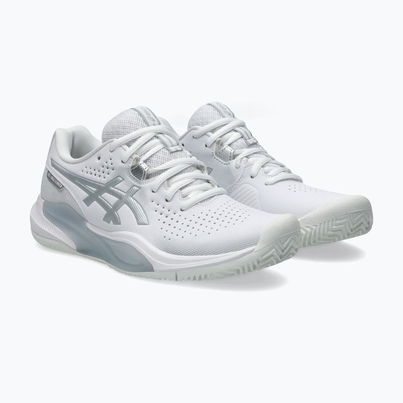 Încălțăminte de tenis pentru femei ASICS Gel-Challenger 15 Clay W white/pure silver 10