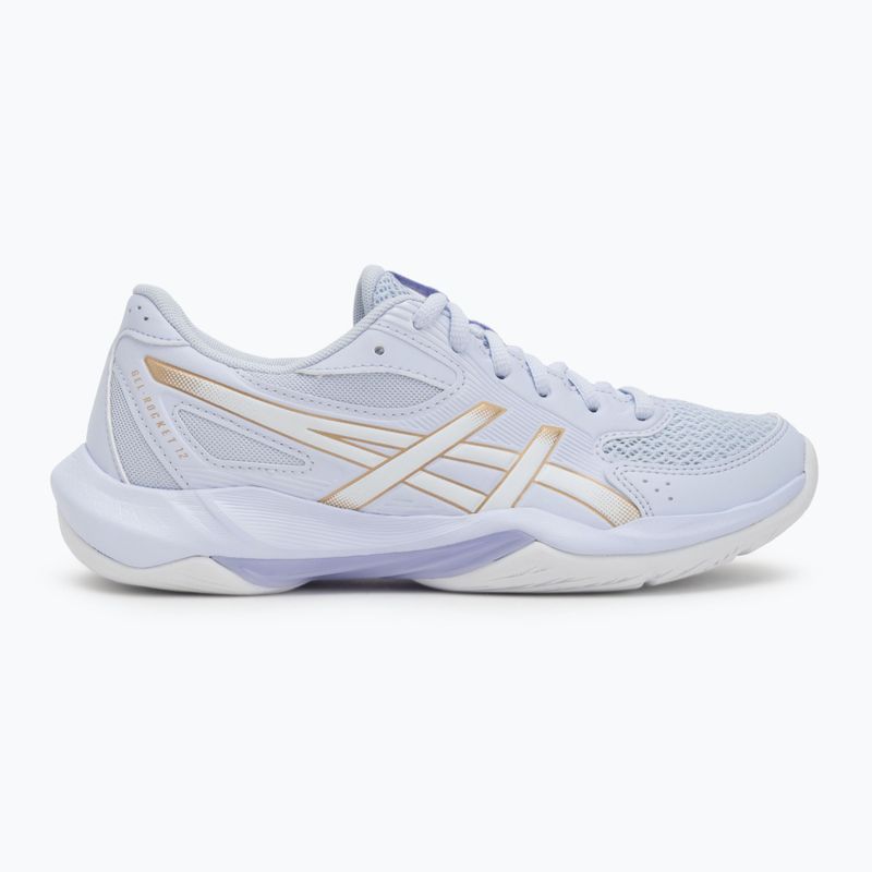 Încălțăminte de volei pentru femei ASICS Gel-Rocket 12 blue fade/champagne 2