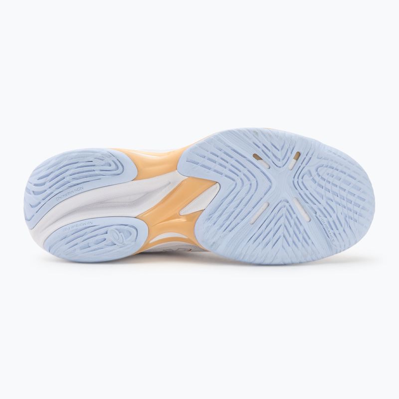 Încălțăminte de volei pentru femei ASICS Netburner Ballistic FF 4 white/champagne 4