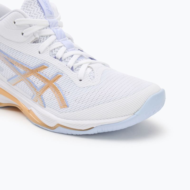 Încălțăminte de volei pentru femei ASICS Netburner Ballistic FF 4 white/champagne 7