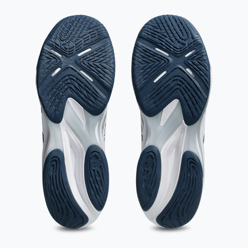 Încălțăminte de volei pentru bărbați ASICS Netburner Ballistic FF 4 white/mako blue 3