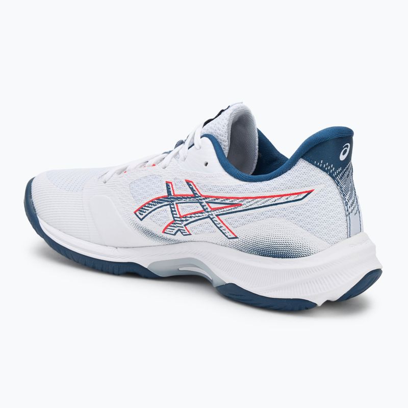 Încălțăminte de volei pentru bărbați ASICS Netburner Ballistic FF 4 white/mako blue 3