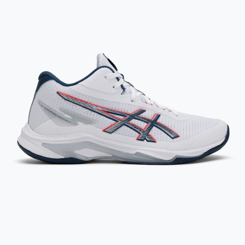 Încălțăminte bărbătească ASICS Netburner Ballistic FF 4 white/mako blue 2