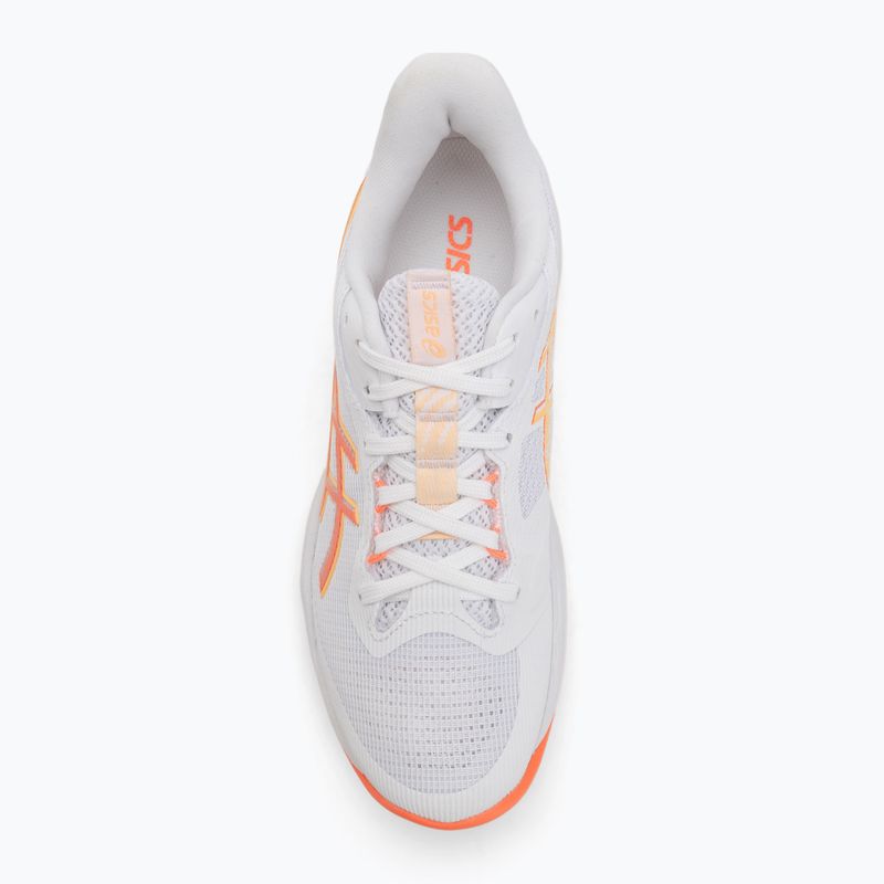 Încălțăminte de volei pentru femei ASICS Netburner Ballistic FF 4 white/vivid coral 5