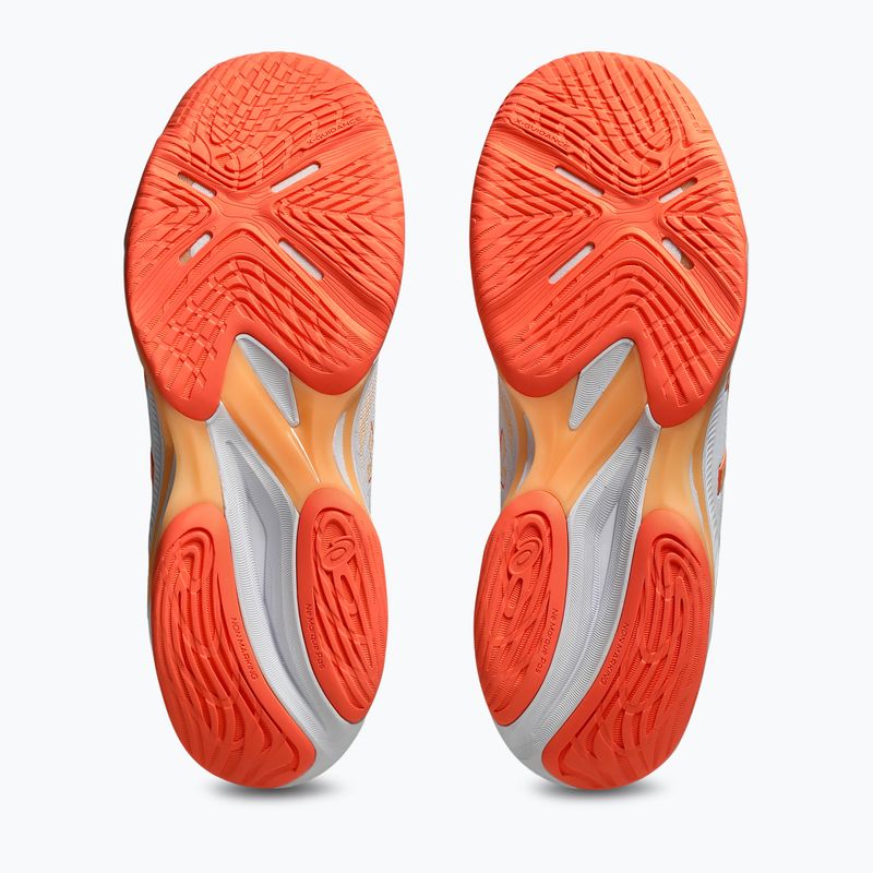 Încălțăminte de volei pentru femei ASICS Netburner Ballistic FF 4 white/vivid coral 3