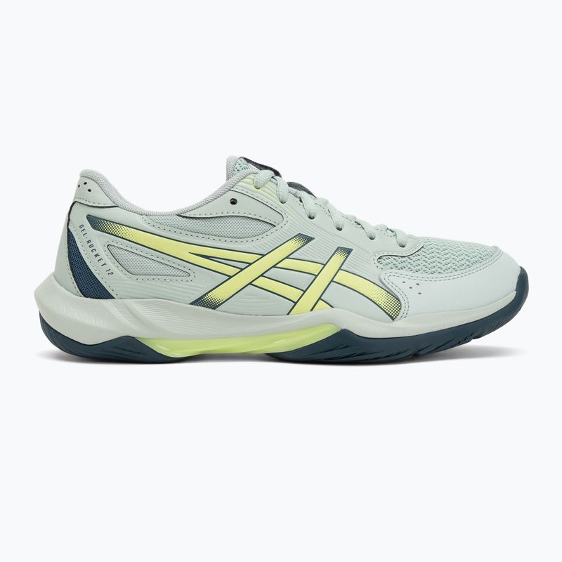 Încălțăminte de volei pentru bărbați  ASICS Gel-Rocket 12 lichen rock/tranquil teal 2