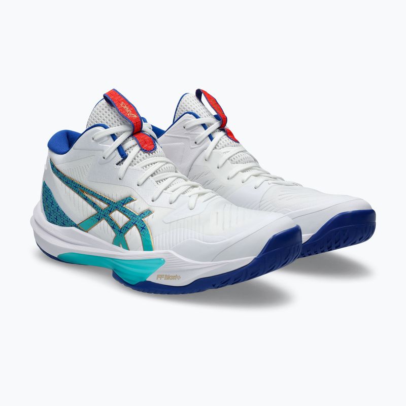 Încălțăminte de volei pentru bărbați ASICS Sky Elite FF MT 3 alb/albastru asics 10