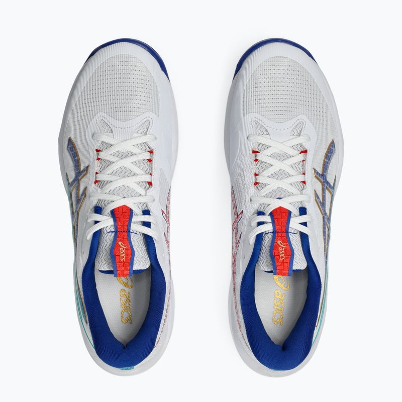 Încălțăminte de volei pentru bărbați ASICS Netburner Ballistic FF 4 alb/albastru asics 8