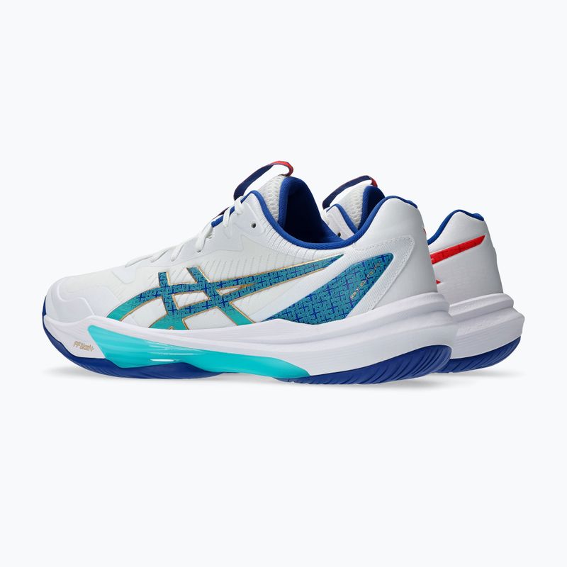 Încălțăminte de volei pentru bărbați ASICS Sky Elite FF 3 alb/albastru asics 11