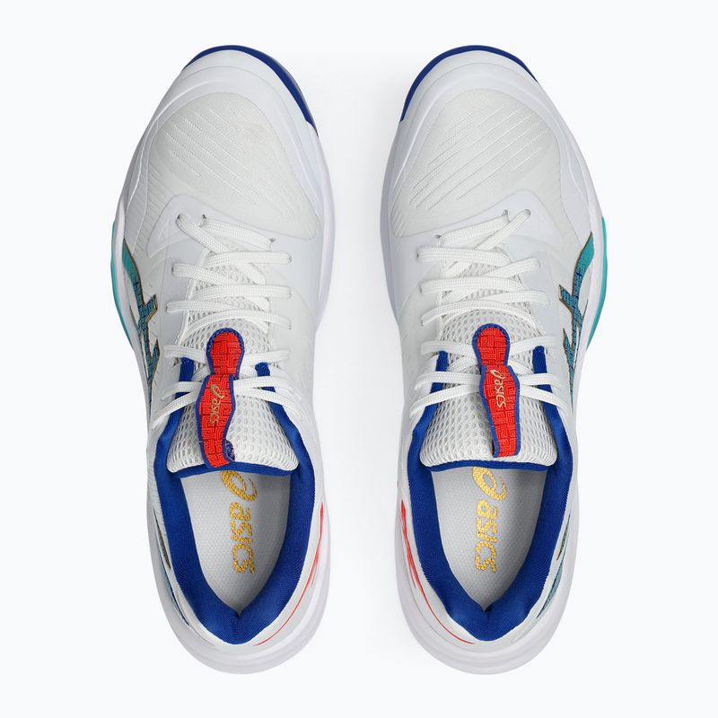 Încălțăminte de volei pentru bărbați ASICS Sky Elite FF 3 alb/albastru asics 14
