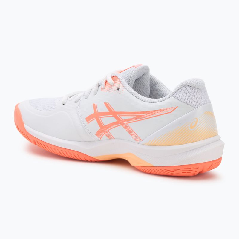 Încălțăminte de volei pentru femei ASICS Court Hunter FF white/vivid coral 3