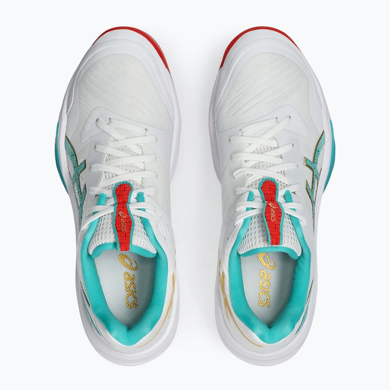 Pantofi de volei pentru femei ASICS Sky Elite FF 3 alb/sticlă de mare 14