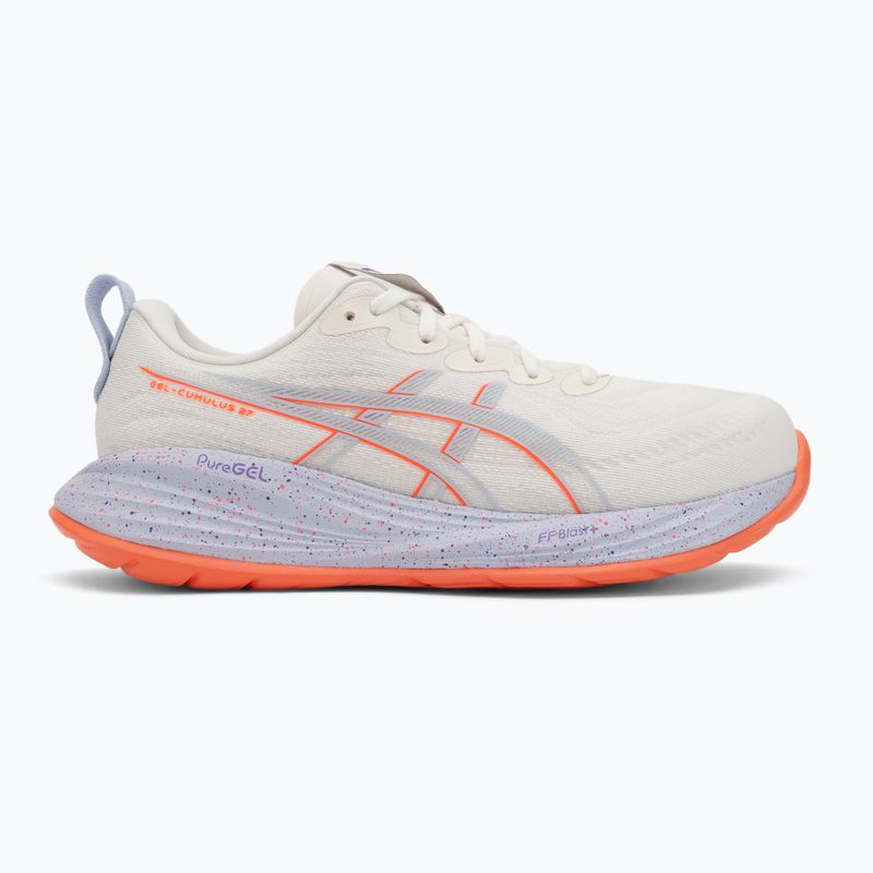 Încălțăminte de alergare pentru bărbați ASICS Gel-Cumulus 27 Tokyo cream/edo purple 2