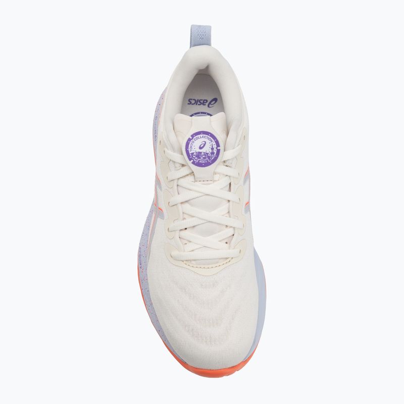 Încălțăminte de alergare pentru bărbați ASICS Gel-Cumulus 27 Tokyo cream/edo purple 5