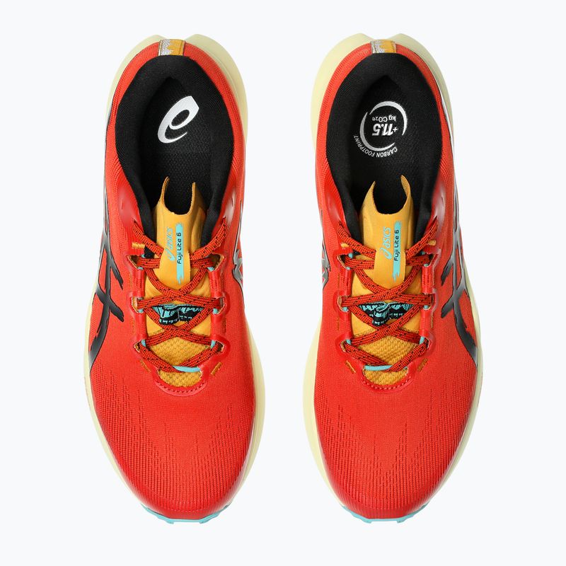 Încălțăminte de alergare pentru bărbați ASICS Fuji Lite 6 red clay/black 14