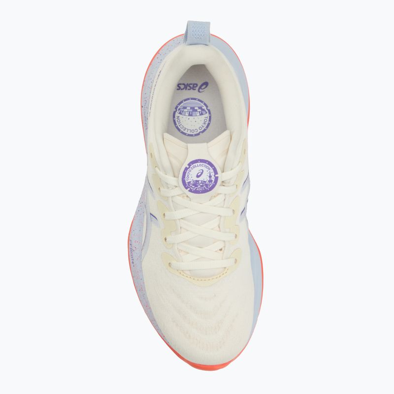 Încălțăminte de alergare pentru femei ASICS Gel-Cumulus 27 Tokyo cream/edo purple 5