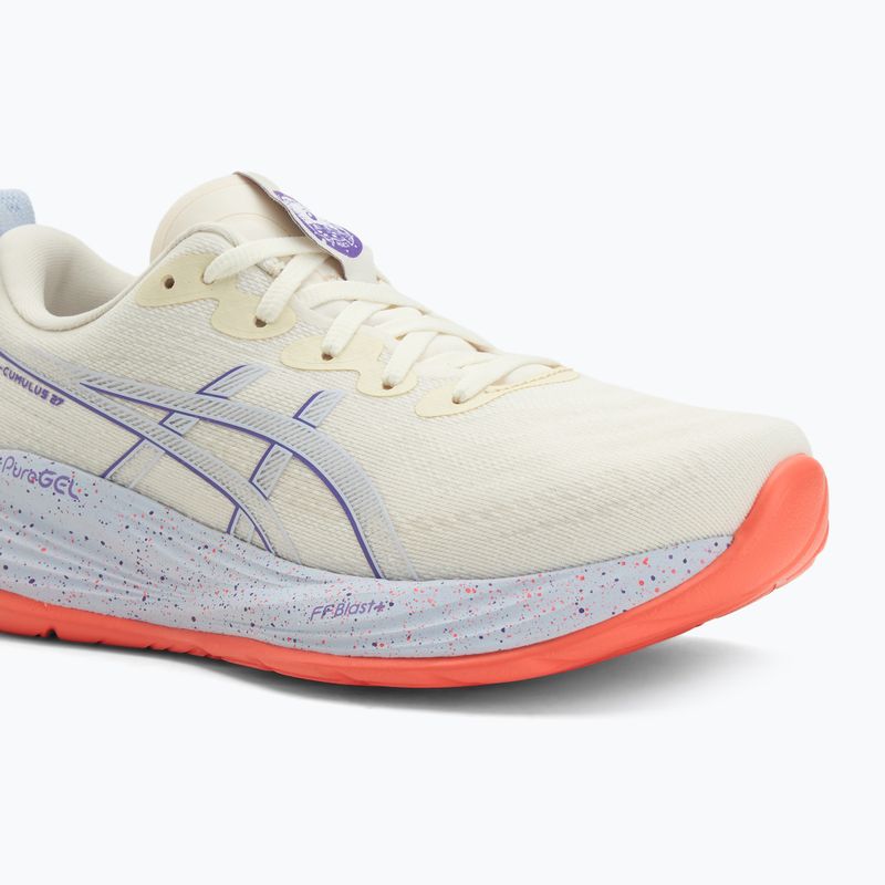 Încălțăminte de alergare pentru femei ASICS Gel-Cumulus 27 Tokyo cream/edo purple 7