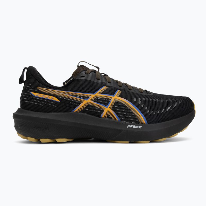 Încălțăminte de alergare pentru bărbați ASICS GT-1000 14 GTX black/dark cobalt 2
