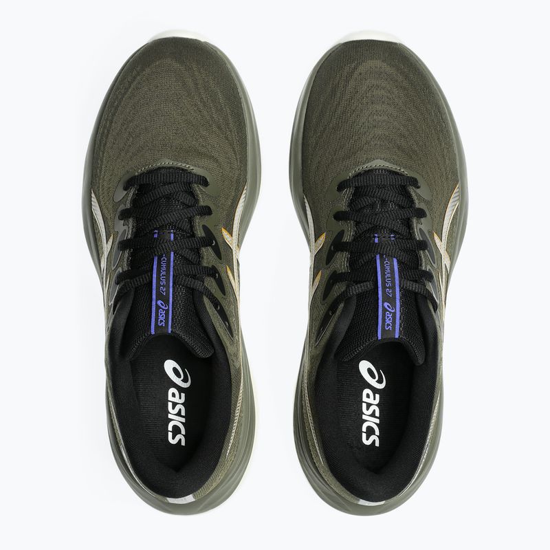 Încălțăminte de alergare pentru bărbați ASICS Gel-Cumulus 27 GTX brown stone/whisper green 9