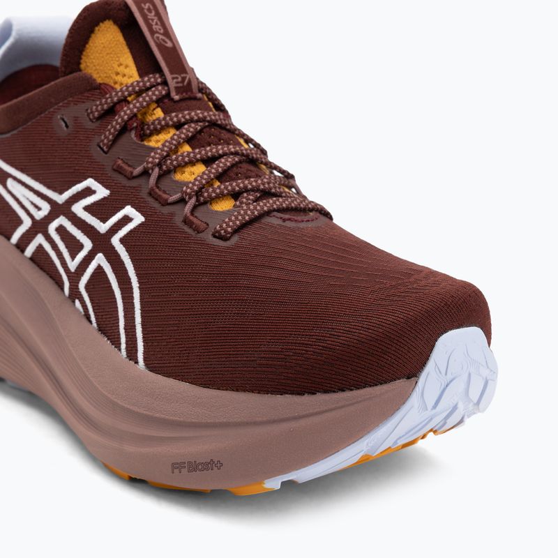 Încălțăminte de alergare pentru femei Asics Gel-Nimbus 27 TR nature bathing/dark red planet 7