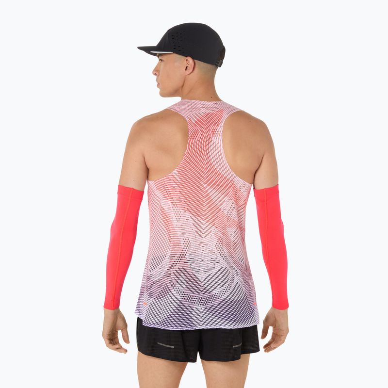 Tricou de alergare pentru bărbați  ASICS Metaspeed Singlet flash red 3