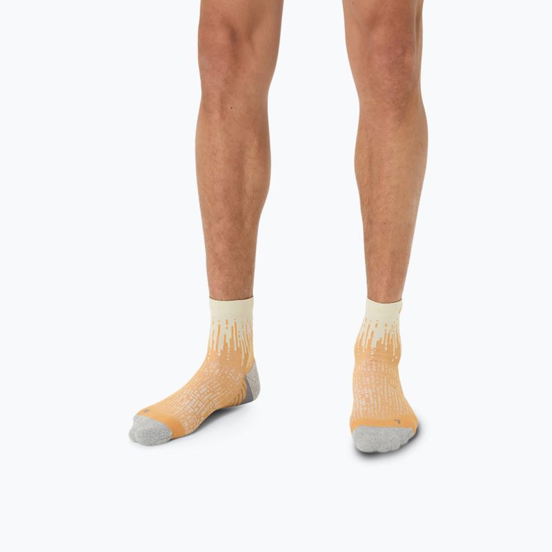 Șosete ASICS Performance Run Quarter oatmeal/feather grey/pepper 4