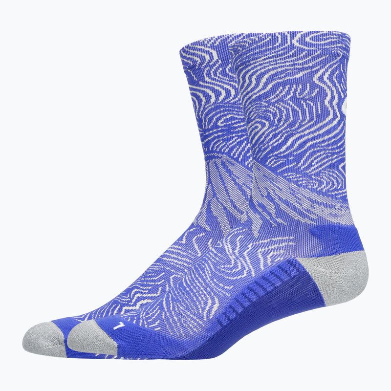 Șosete ASICS Fujitrail Graphic Crew cobalt burst/cream 2