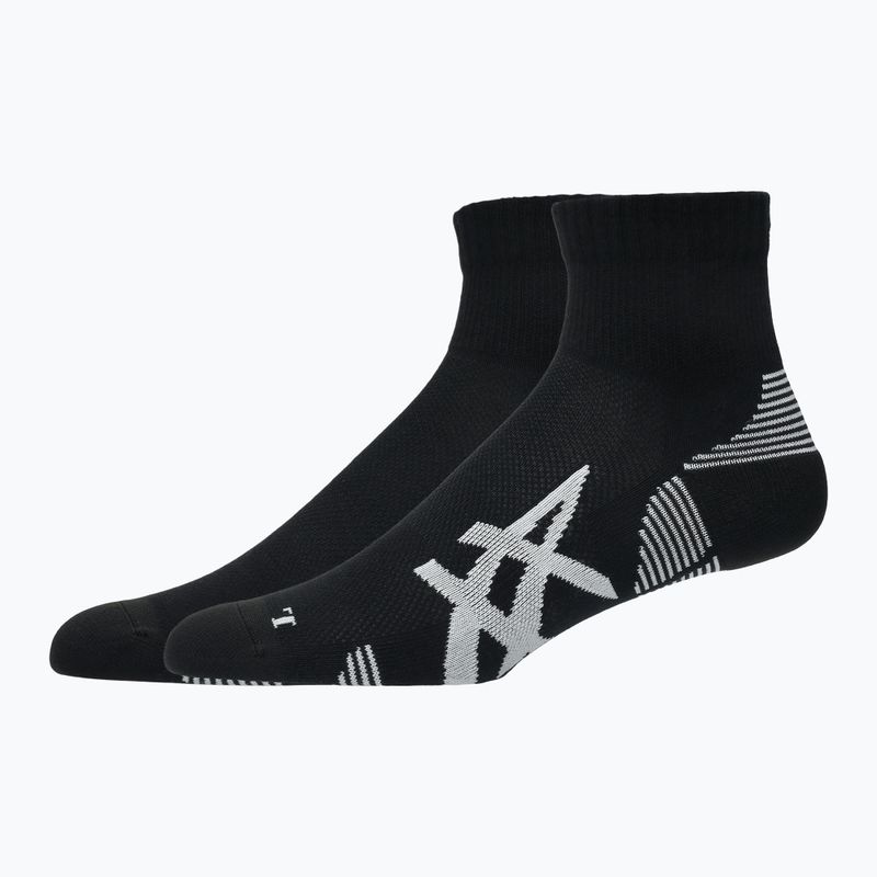 Șosete ASICS Cushioned Quarter 2 perechi Performance Black 2