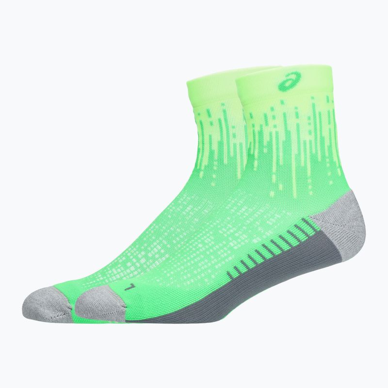 Șosete ASICS Performance Run Quarter illuminate green/vital green 2