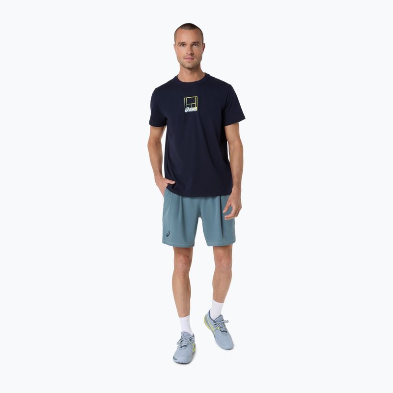 Tricou de alergare pentru bărbați ASICS Court Core Graphic midnight 4