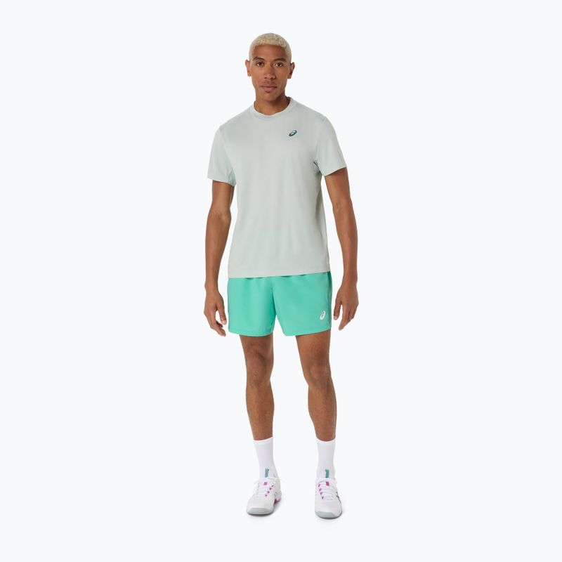 Tricou de tenis pentru bărbați ASICS Court Top cold moss 2