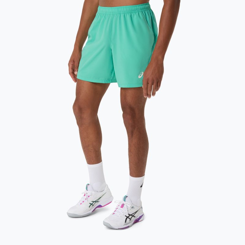 Pantaloni scurți de tenis pentru bărbați ASICS Court 7IN aurora green 4