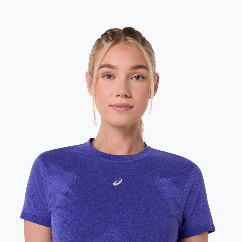 Tricou de alergare pentru femei ASICS Seamless cobalt burst/eggplant 5