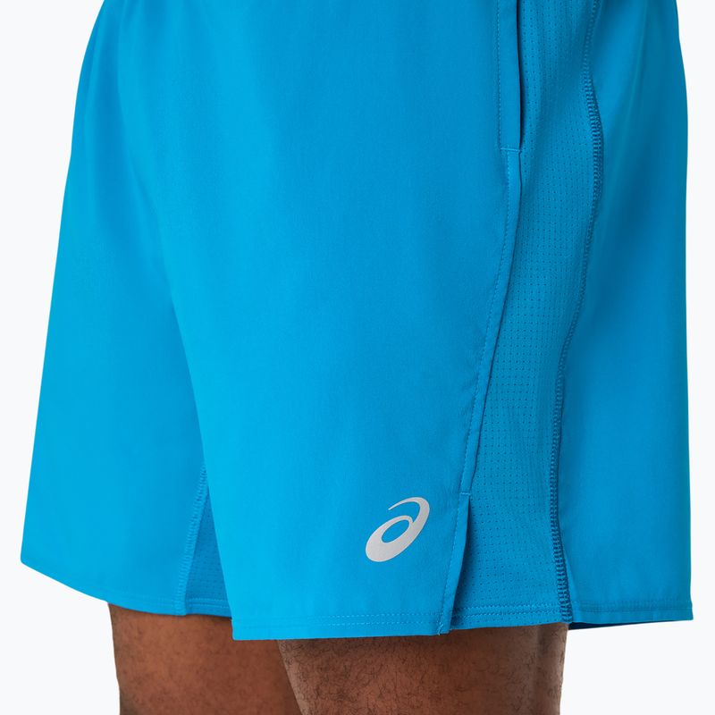 Pantaloni scurți de alergare pentru bărbați ASICS Icon 7IN Aegean Blue/Cream 8