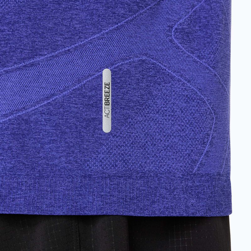 Longsleeve de alergare pentru bărbați ASICS Road Seamless LS cobalt burst/eggplant 8