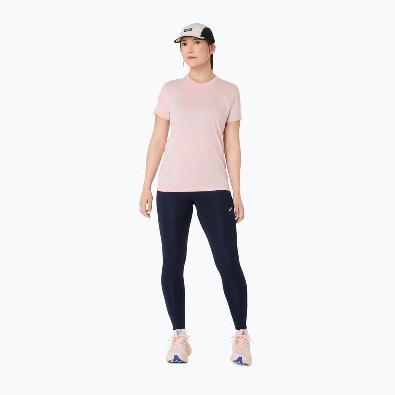 Tricou de alergare pentru femei ASICS Seamless morganite/crystal pink 2