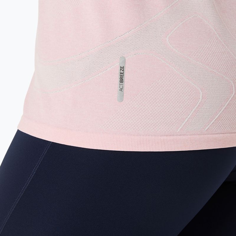 Tricou de alergare pentru femei ASICS Seamless morganite/crystal pink 7