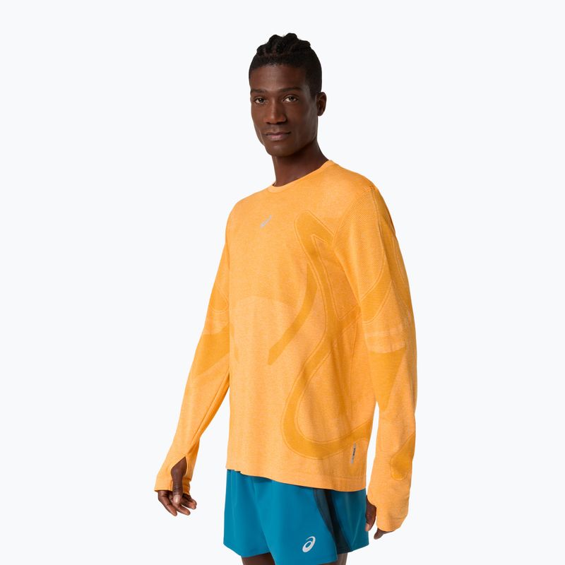 Longsleeve de alergare pentru bărbațiASICS Road Seamless LS yamabuki 4