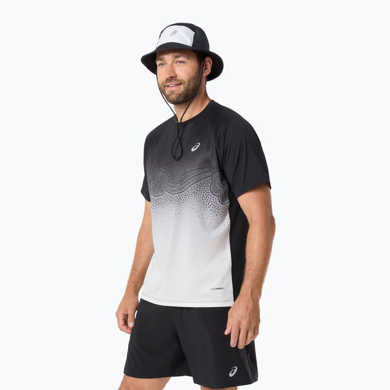 Tricou de alergare pentru bărbați ASICS Road Fade SS performance black/cream 4